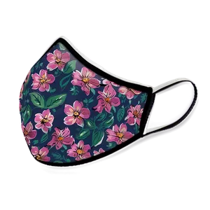 Floral Facemask Png 62 PNG image