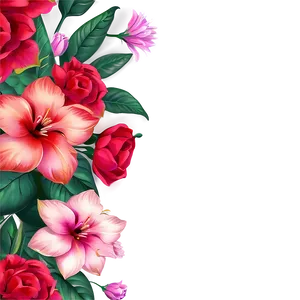 "floral Fantasy: Exquisite Flower PNG" A
