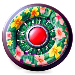 Floral Fidget Spinner PNG 87