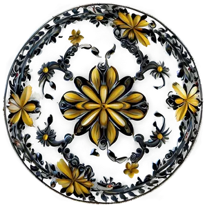 Floral Filigree Motif Png 06212024 PNG image