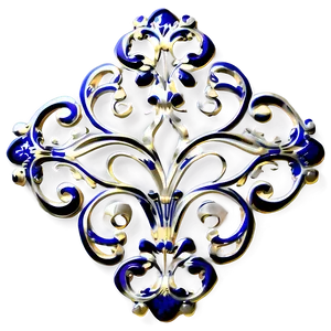 Floral Filigree Motif Png Ipq11 PNG image