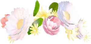 Floral Filter Snapchat PNG
