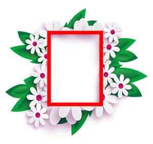 Floral_ Frame_ Black_ Background