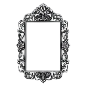 Floral Frame Border Png 06262024 PNG image