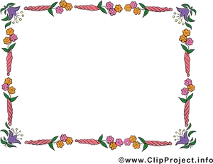Floral Frame Clipart PNG image