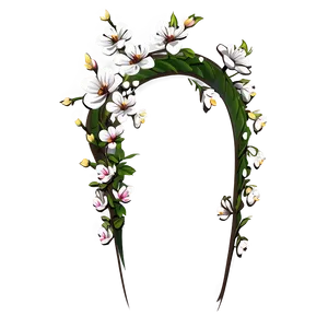 Floral Hair Accessory PNG Kkv