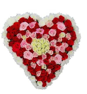 Floral Heart Arrangement