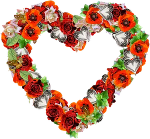 Floral Heart Arrangement