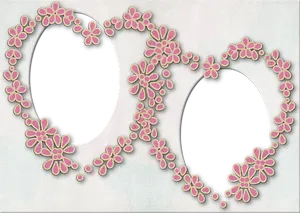 Floral Heart Photo Frames