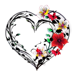 Floral Heart PNG 04292024