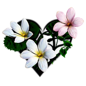 Floral Heart PNG 04292024