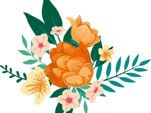 Floral_ Illustration_ Gray_ Background.png PNG image