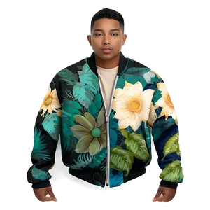 Floral Jacket Png 50 PNG image