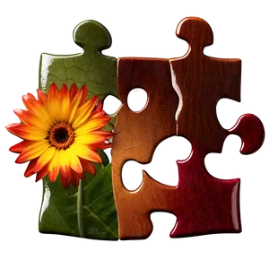 Floral Jigsaw Puzzle Png Aiy PNG image