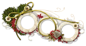 Floral Lace Decorative Frame