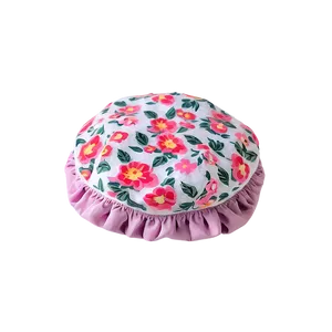 Floral Lace Shower Cap PNG 50