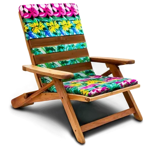 Floral Lawn Chair PNG 06132024