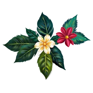 Floral Leaves PNG 43