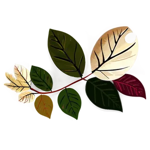 Floral Leaves PNG Caw