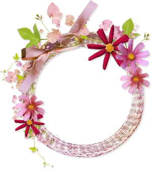 Floral Letter C Frame P N G PNG image