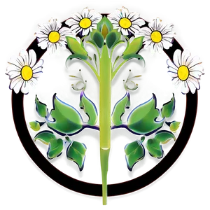 Floral Line Art PNG Kwh75 PNG