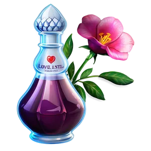 Floral Love Potion PNG Onb73