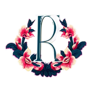 Floral Monograms Stickers Png 06272024 PNG image