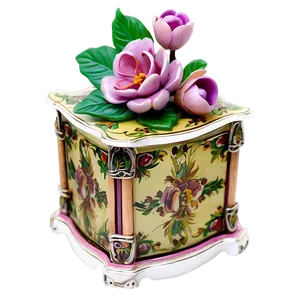 Floral Music Box Png 11 PNG image