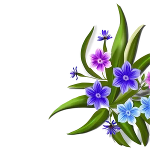 Floral Pattern Drawing PNG 29