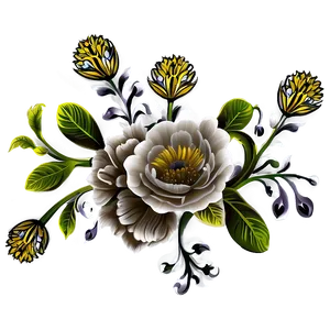 Floral Pattern Illustration Png Esf PNG image