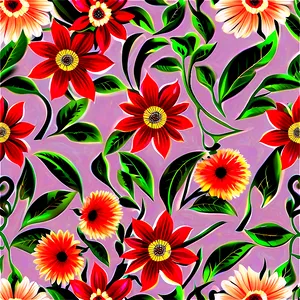 Floral Pattern Transparent Png Nbf34 PNG image