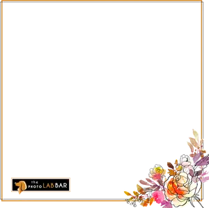 Floral_ Photo Booth_ Frame_ Template