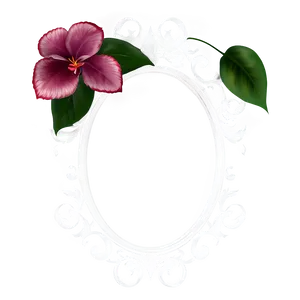 Floral Photo Frame Png Abt PNG image