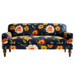 Floral Print Couch Png Ahy53 PNG image