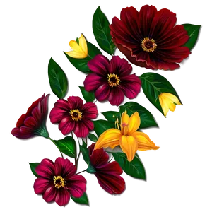 Floral Print PNG Txy PNG