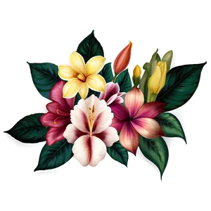 Floral Print Png Yaf PNG image