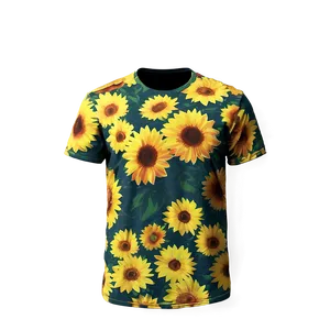 Floral Printed Tshirt PNG Iqj