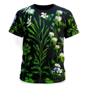 Floral Printed Tshirt Png Wty PNG image