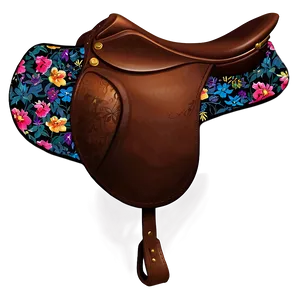 Floral Saddle PNG 06292024