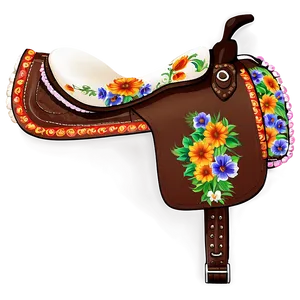 Floral Saddle PNG 06292024