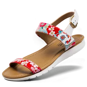 Floral Sandals Spring Png 06262024 PNG image