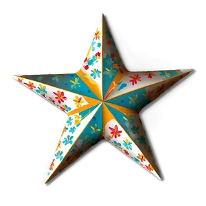 Floral Star Pattern PNG Dtx58 PNG