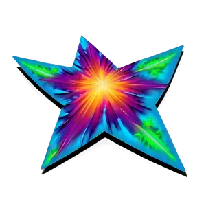 Floral Star Pattern PNG Veg