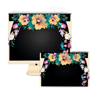 Floral Stationery Set PNG 19