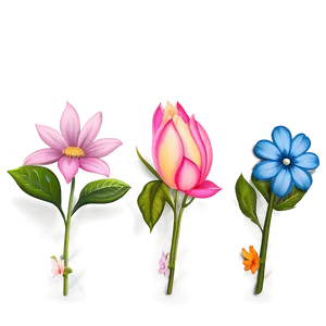 Floral Stationery Set PNG 28