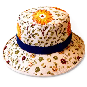 Floral Sun Hat PNG Jhf