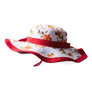 Floral Sun Hat PNG Xku33