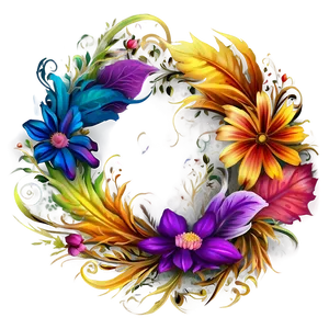 Floral Swirl PNG 15