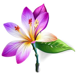 "floral Symphony: Exotic Flower PNG" D