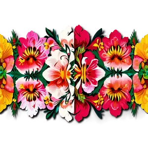 "floral Tapestry: Woven Flower PNG Designs" A